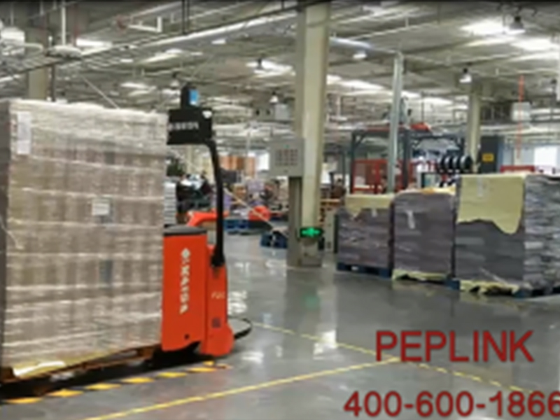 海通胜行PEPLINK—林德激光叉车AGV应用视频